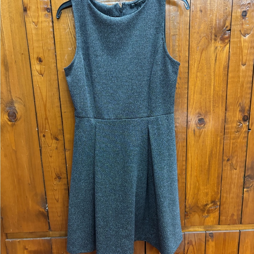 Banana Republic Black and White Textured Dress